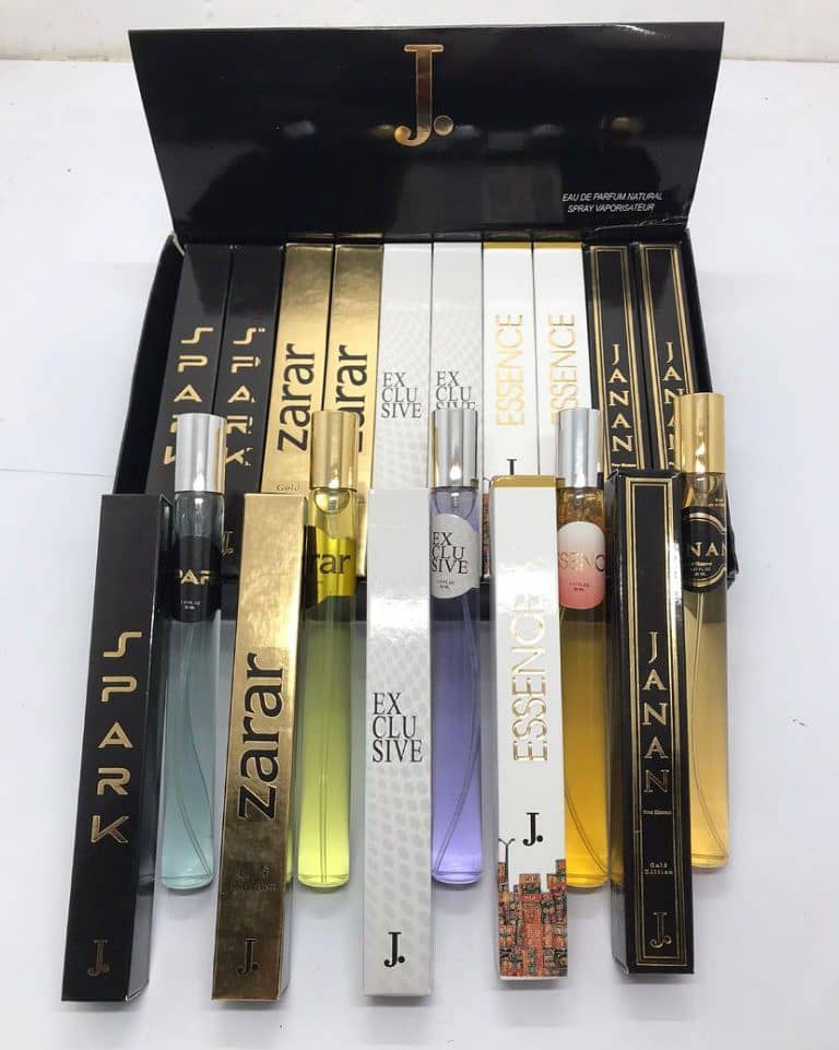 J. PACK OF 5 IMPORTED LONG LASTING PERFUMES 35ML