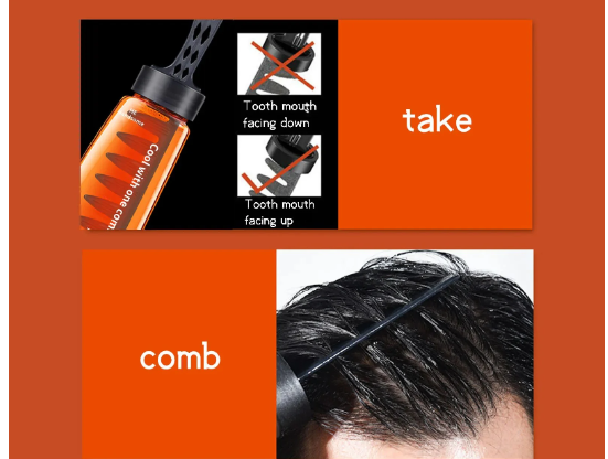 Hair Styling Gel With Comb