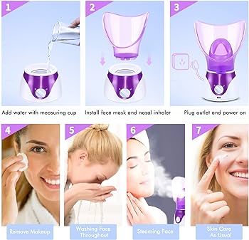 Facial Steamer Professional Skin Care Nano Face Steamer Machine Face Care Steam Facial Sauna Spa Nebulizer Home Facial