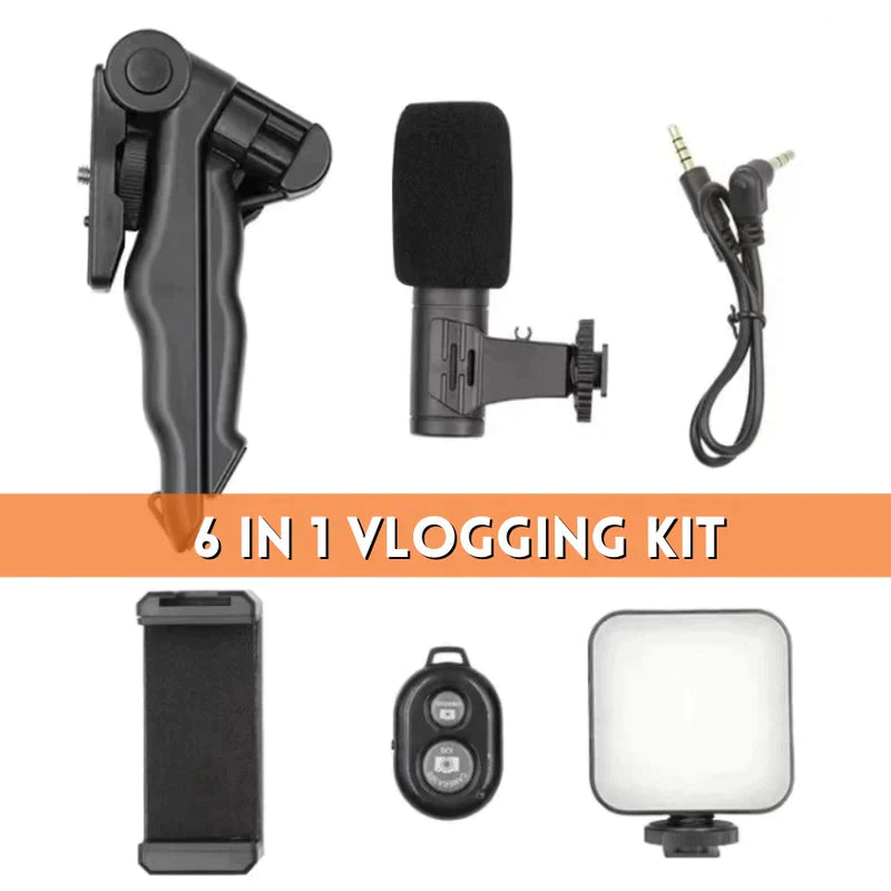 VIDEO MAKING KIT | VLOGGING KIT | Vlogging Kit Tripod | HIGH QUALITY | Vlogging kit 5 in 1